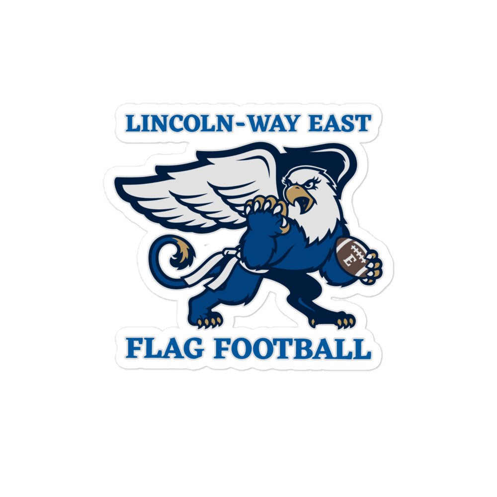 Stickers | LWE Flag Football | Crest Logo