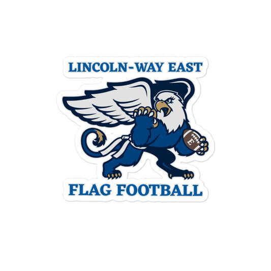 Stickers | LWE Flag Football | Crest Logo