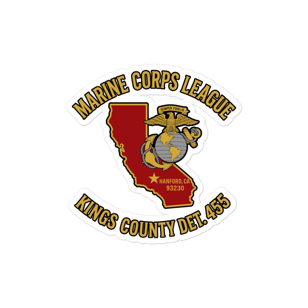 Stickers | Marine Corps League kings County Det 455 | Crest Logo