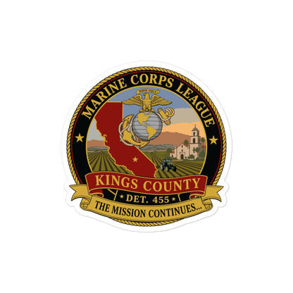 Stickers | Marine Corps League kings County Det 455 | Shield Logo