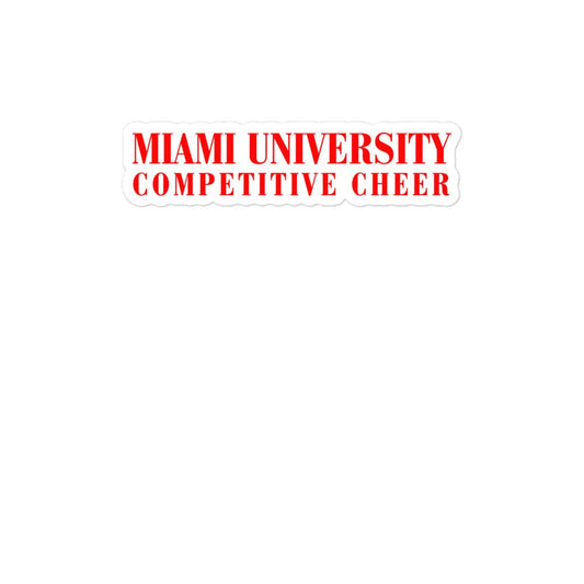 Stickers | Miami University Competitive Cheer Team