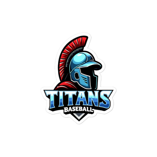 Stickers | Mighty Titans Baseball | Crest Logo