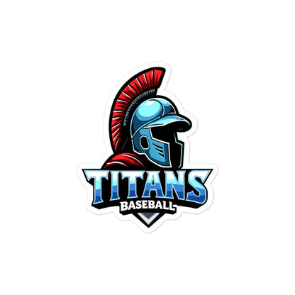 Stickers | Mighty Titans Baseball | Crest Logo