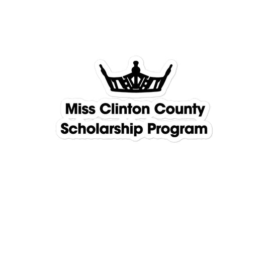 Stickers | Miss Clinton County Scholarship Program