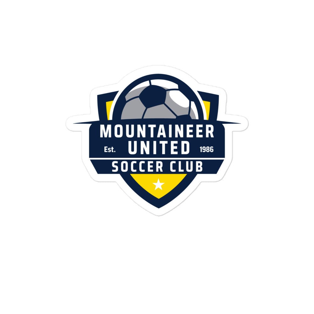 Stickers | Mountaineer United Soccer Club | Alpine Crest Logo