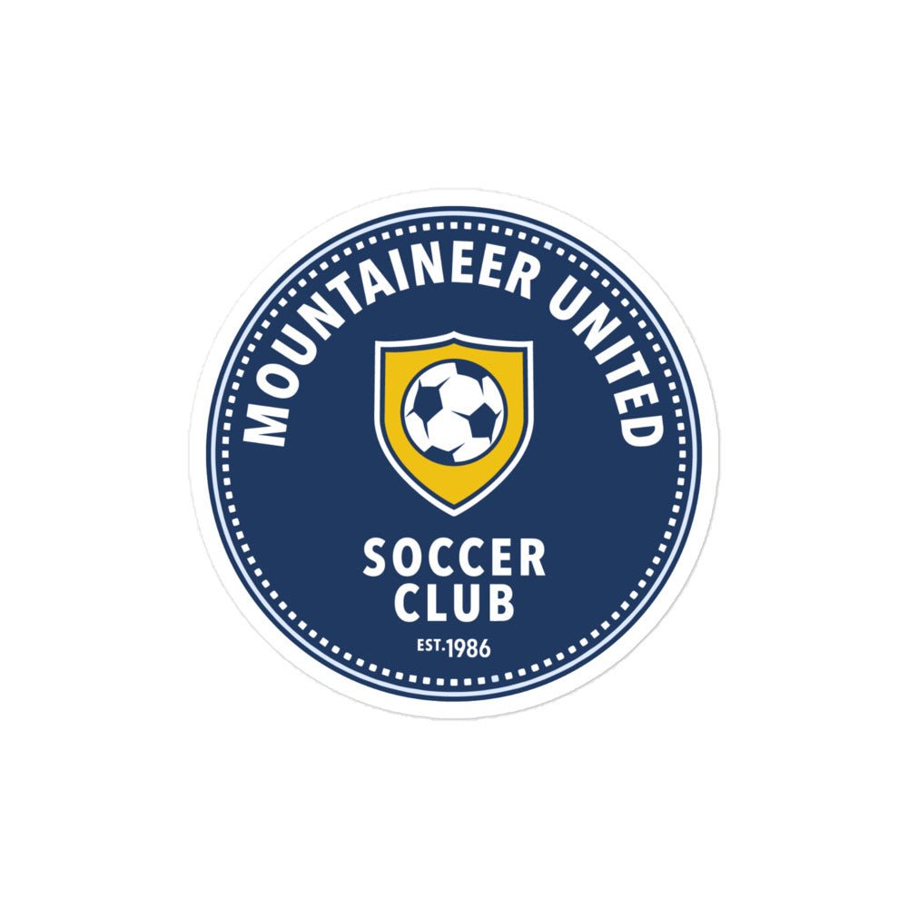 Stickers | Mountaineer United Soccer Club | Badge Logo