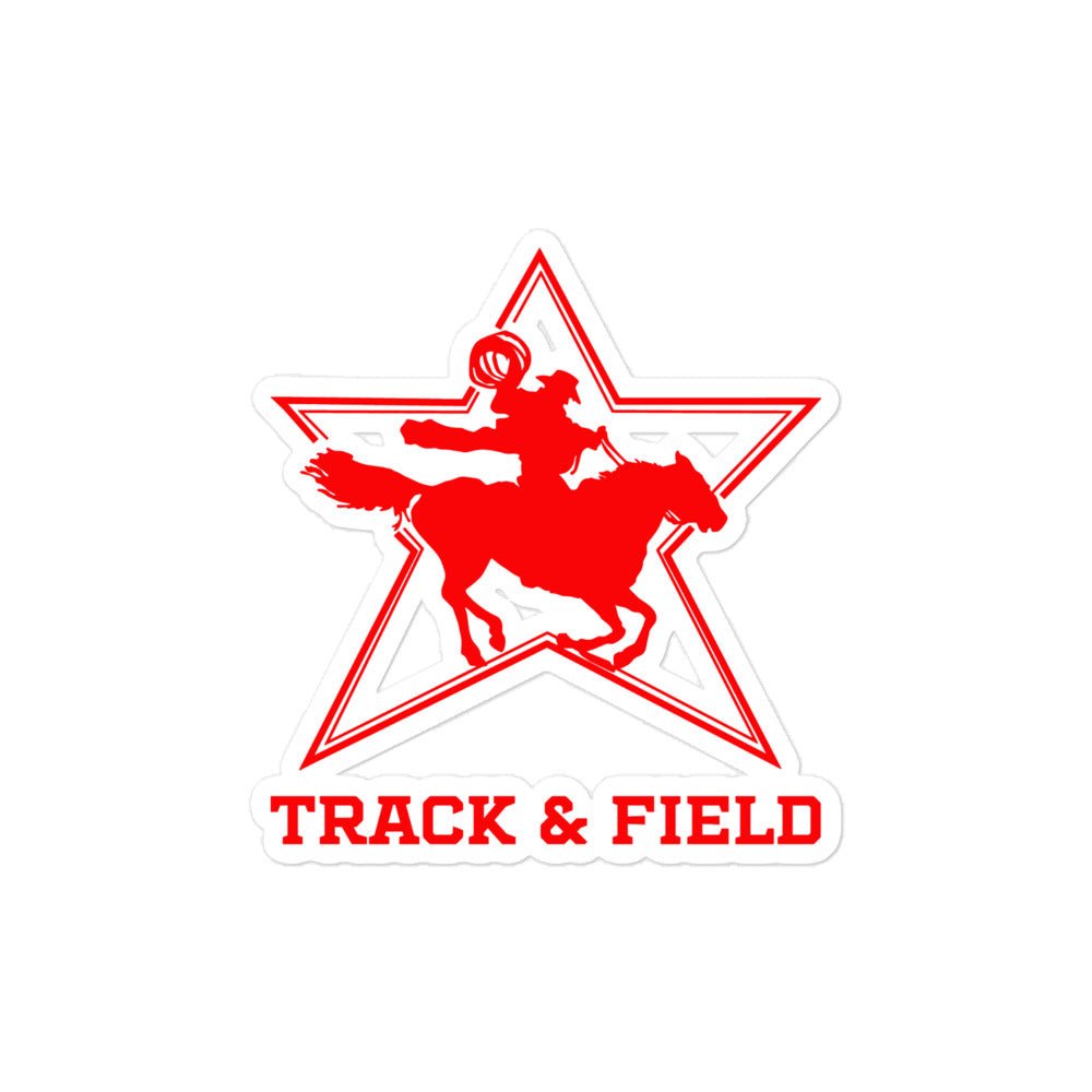 Stickers | North Lake Track and Field | Cowboy T&F Logo