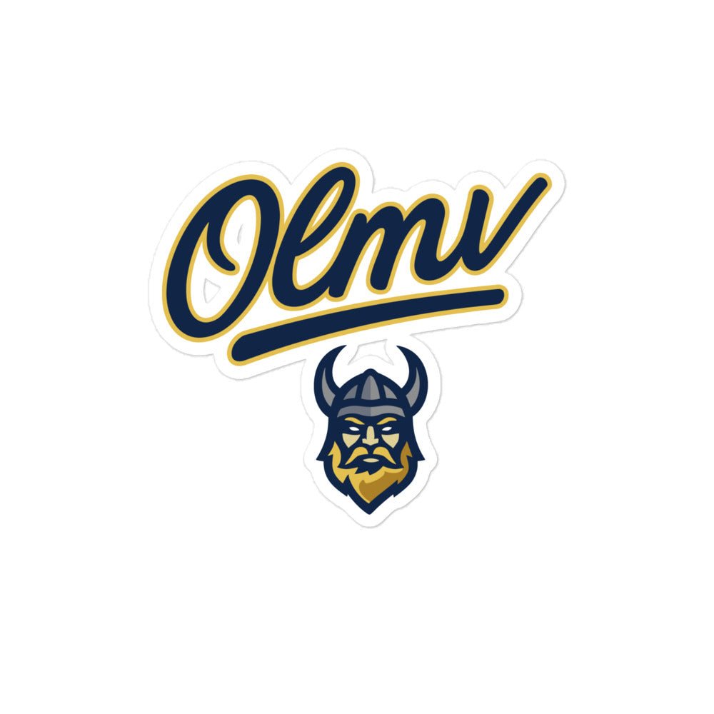 Stickers | OLMV Vikings | Script Logo