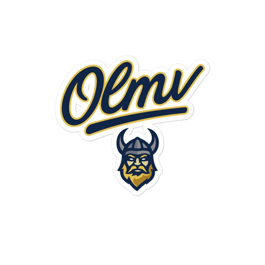 Stickers | OLMV Vikings | Script Logo
