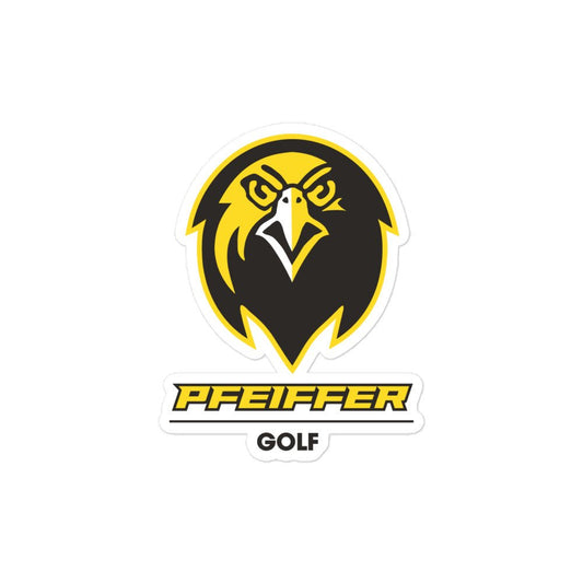 Stickers | Pfeiffer University Golf | Falcon Logo