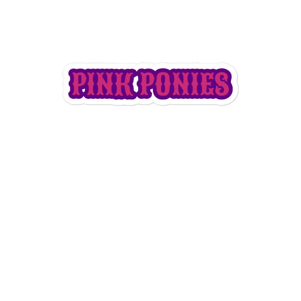 Stickers | Pink Pony Athletic Club | Script Logo