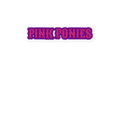 Stickers | Pink Pony Athletic Club | Script Logo