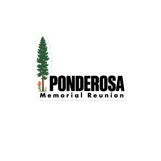 Stickers | ponderosa reunion | Memorial Logo