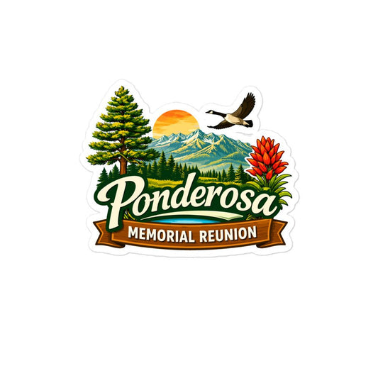 Stickers | Ponderosa Reunion | Painted Mountain Crest Logo