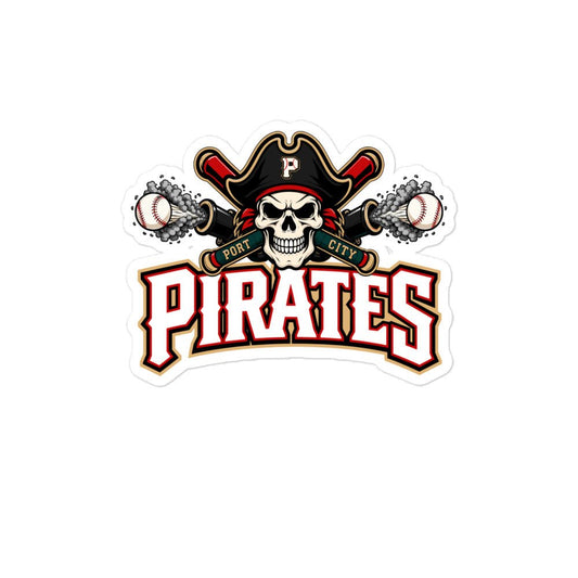 Stickers | Port City Pirates | Cannonball Portside Logo