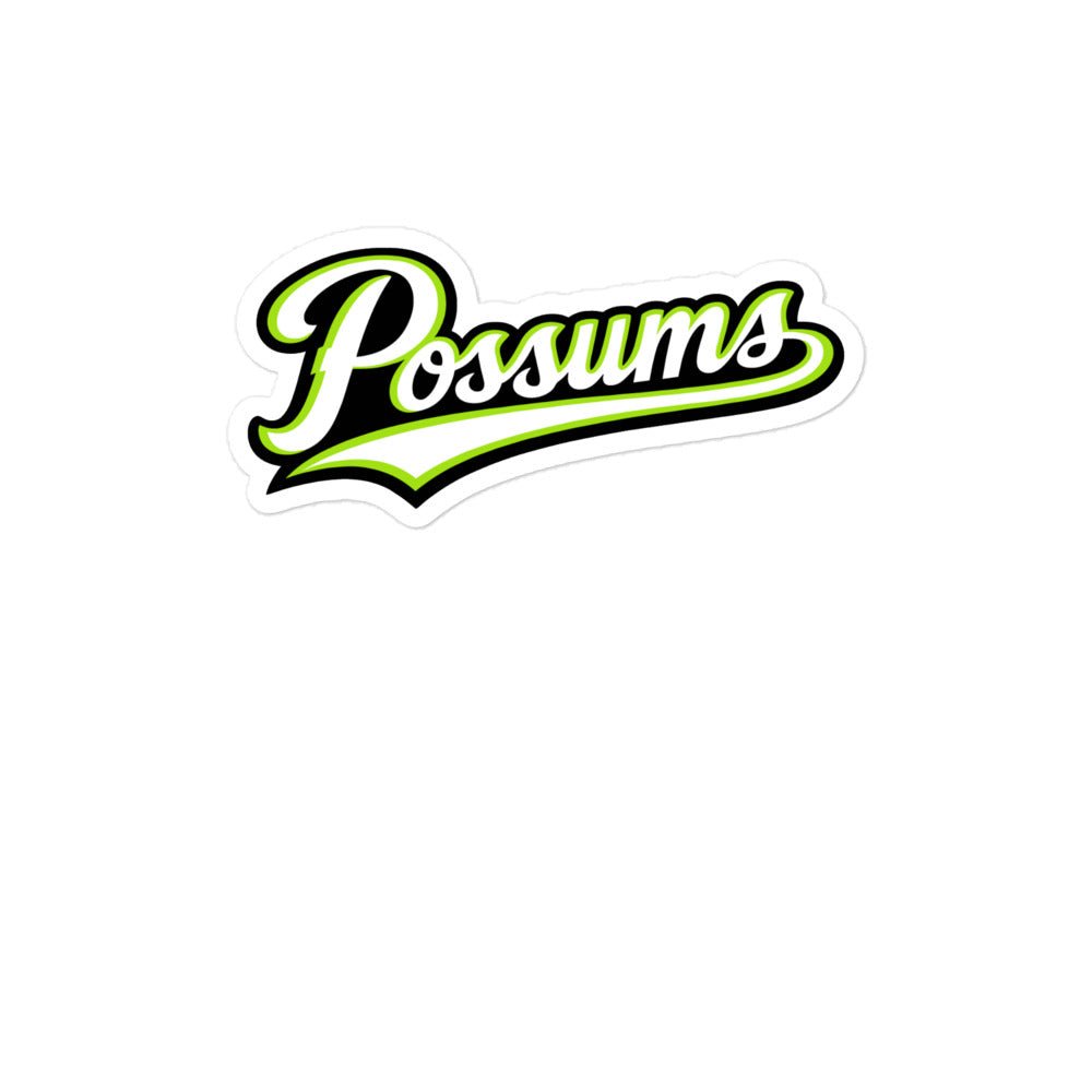 Stickers | Possums | Script Logo