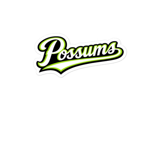 Stickers | Possums | Script Logo