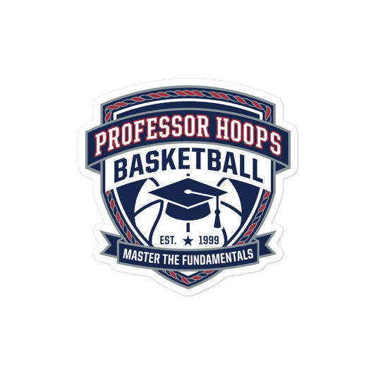 Stickers | Professor Hoops Basketball | Crest Logo
