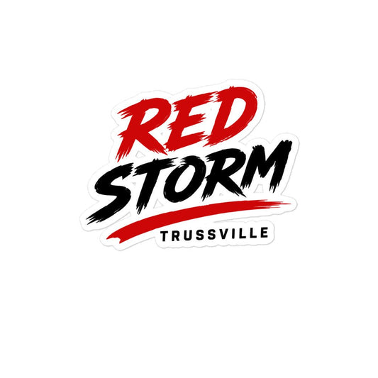 Stickers | Red Storm | Modern Script Logo