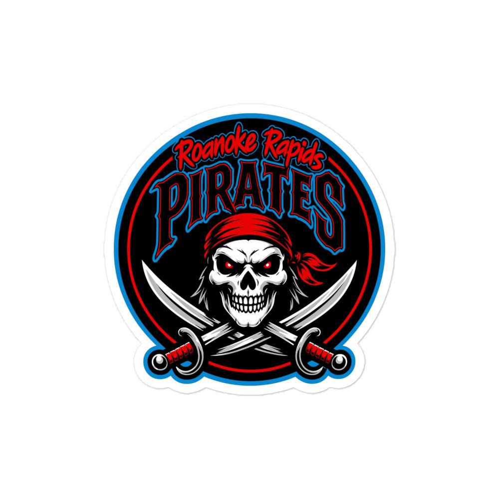 Stickers | Roanoke Rapids Pirates | Shield Logo