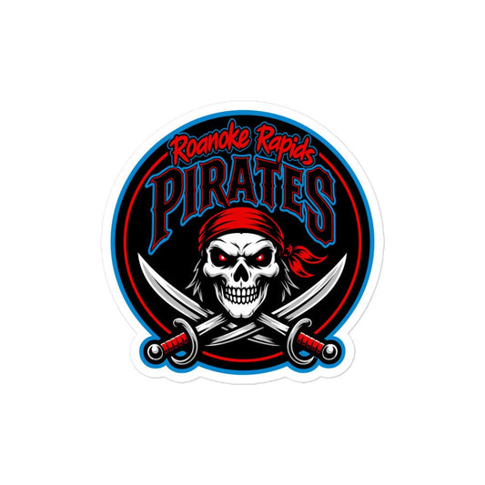 Stickers | Roanoke Rapids Pirates | Shield Logo
