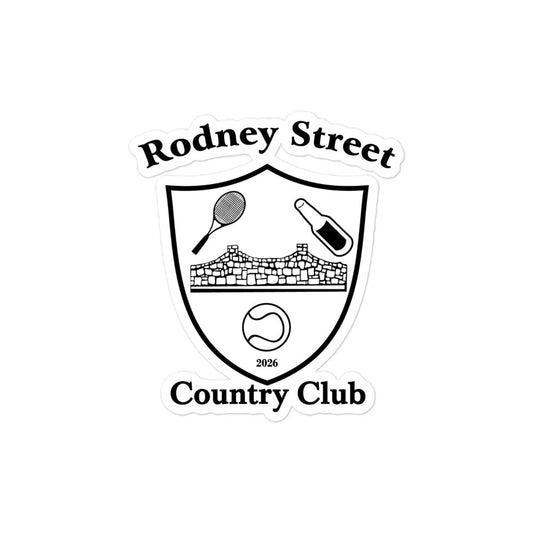 Stickers | Rodney Street CC Tennis | Alt Crest Logo