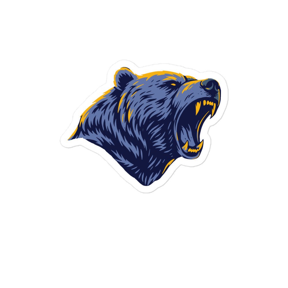 Stickers | Rutherford County Grizzlies Football | Mascot Logo