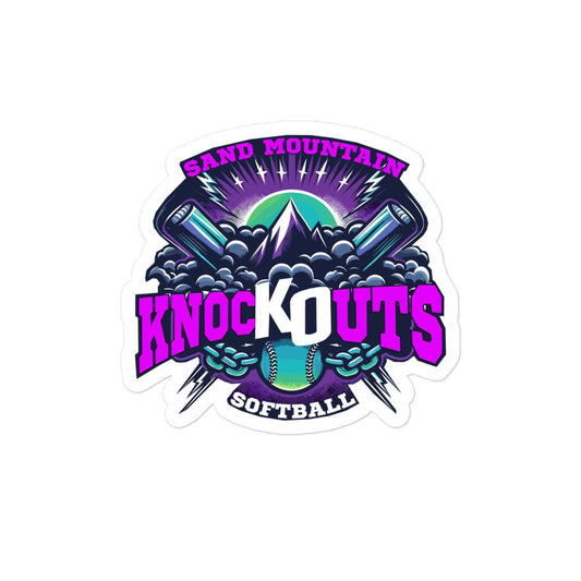 Stickers | Sand Mountain Knockouts | Ball & Bat Logo