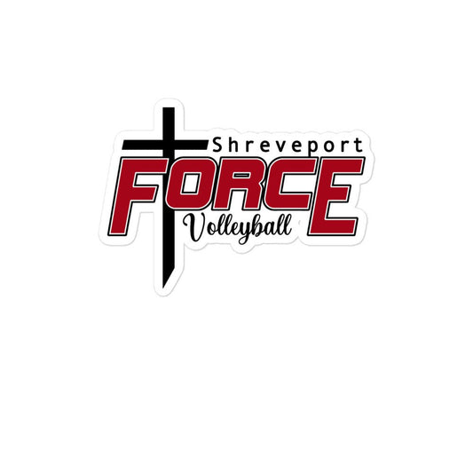 Stickers | Shreveport Force Volleyball | Crest Logo