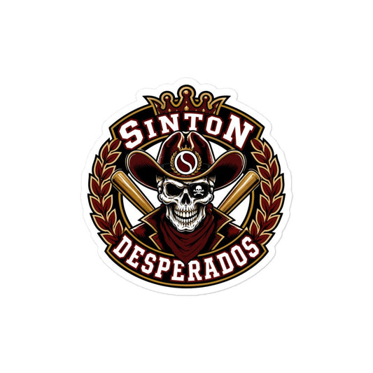 Stickers | Sinton Desperados Baseball | Ridge Varsity Logo