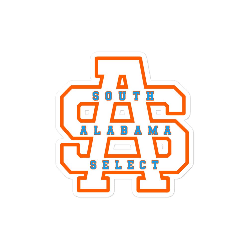 Stickers | South Alabama Select 8U | Letter Crest Logo