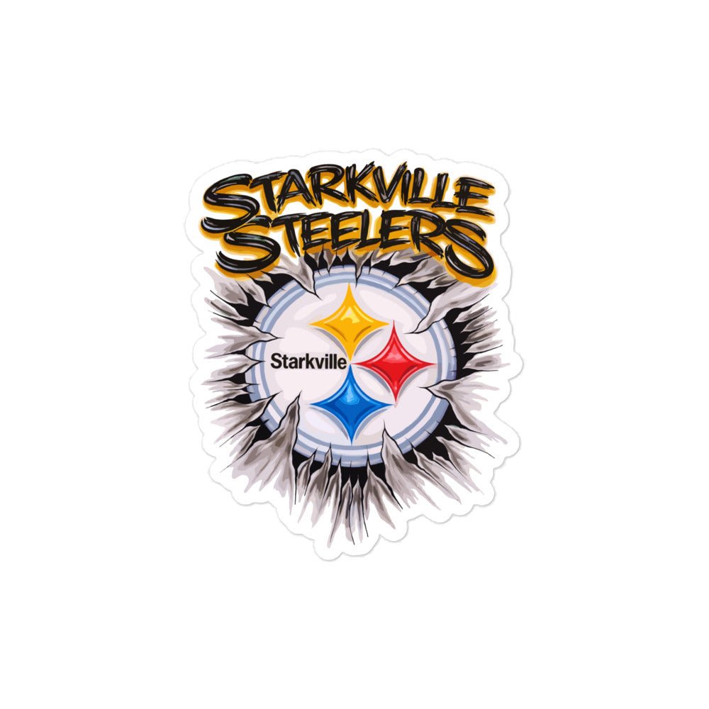 Stickers | Starkville Steelers | Ripped Logo