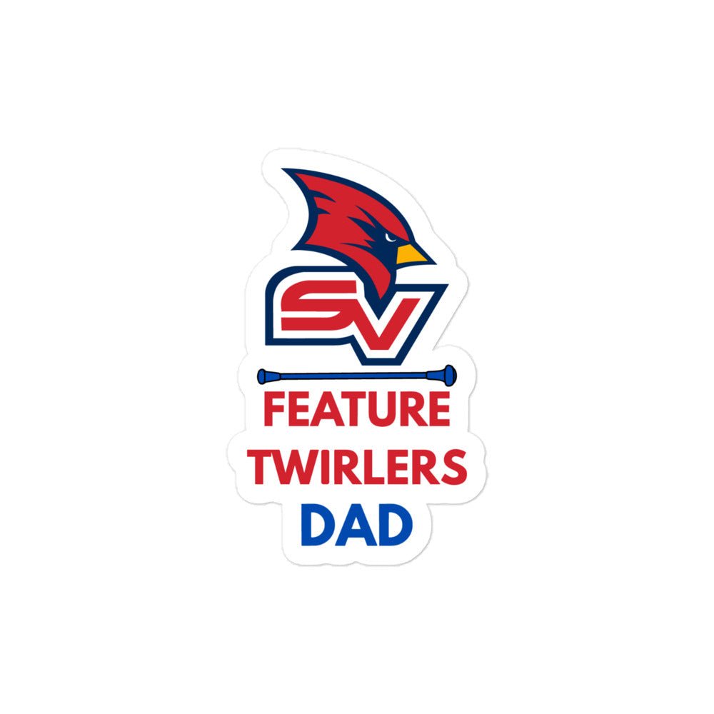 Stickers | SVSU Feature twirlers | Dad Logo