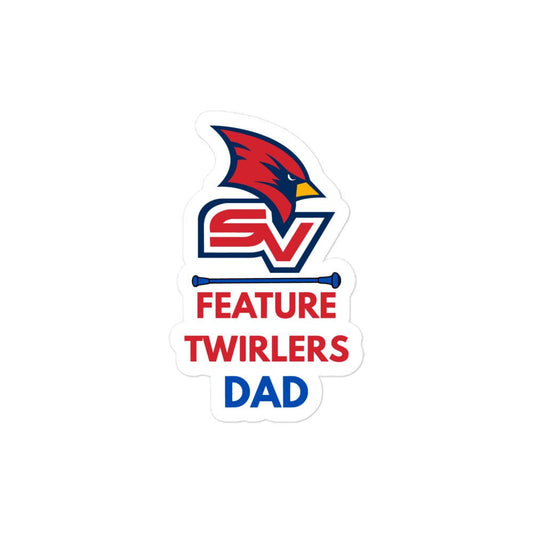 Stickers | SVSU Feature twirlers | Dad Logo