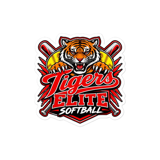 Stickers | Tigers Elite Softball | Emblem Logo