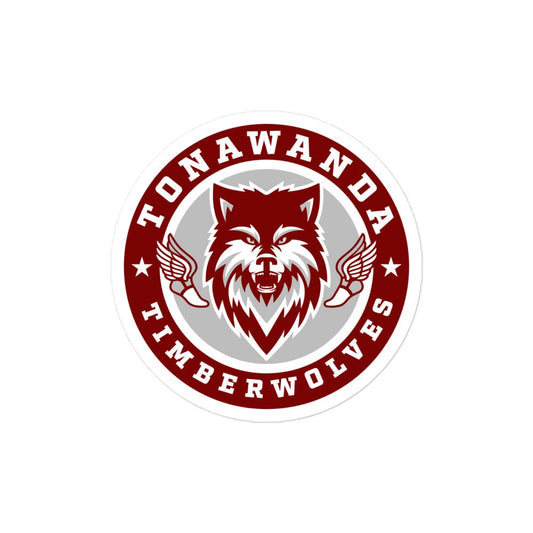 Stickers | Tonawanda High School Track and Field | Mascot Badge Logo