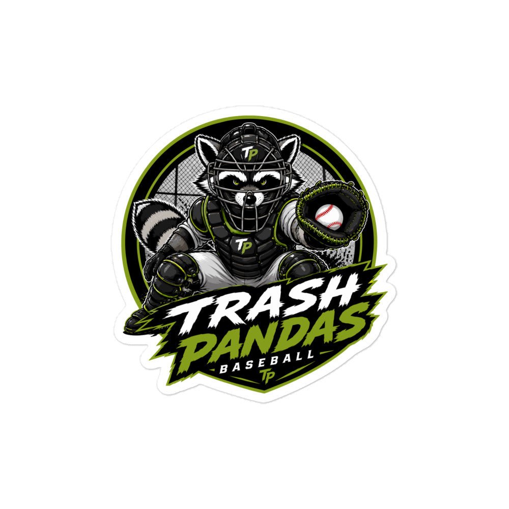 Stickers | Trash Pandas Baseball Organization | Athletics Logo
