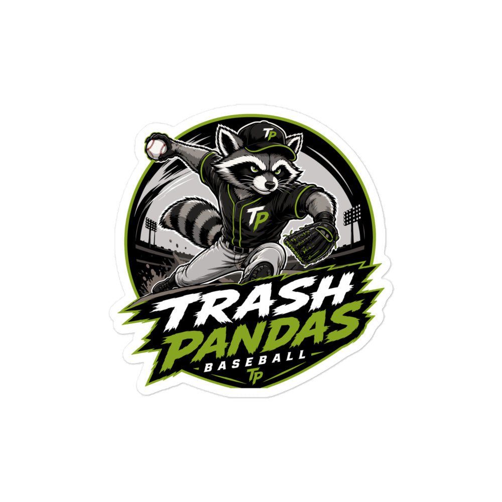 Stickers | Trash Pandas Baseball Organization | Vanguard Logo
