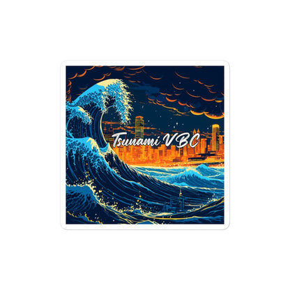 Stickers | Tsunami Volleyball Club | Glow Tide Athletics Logo