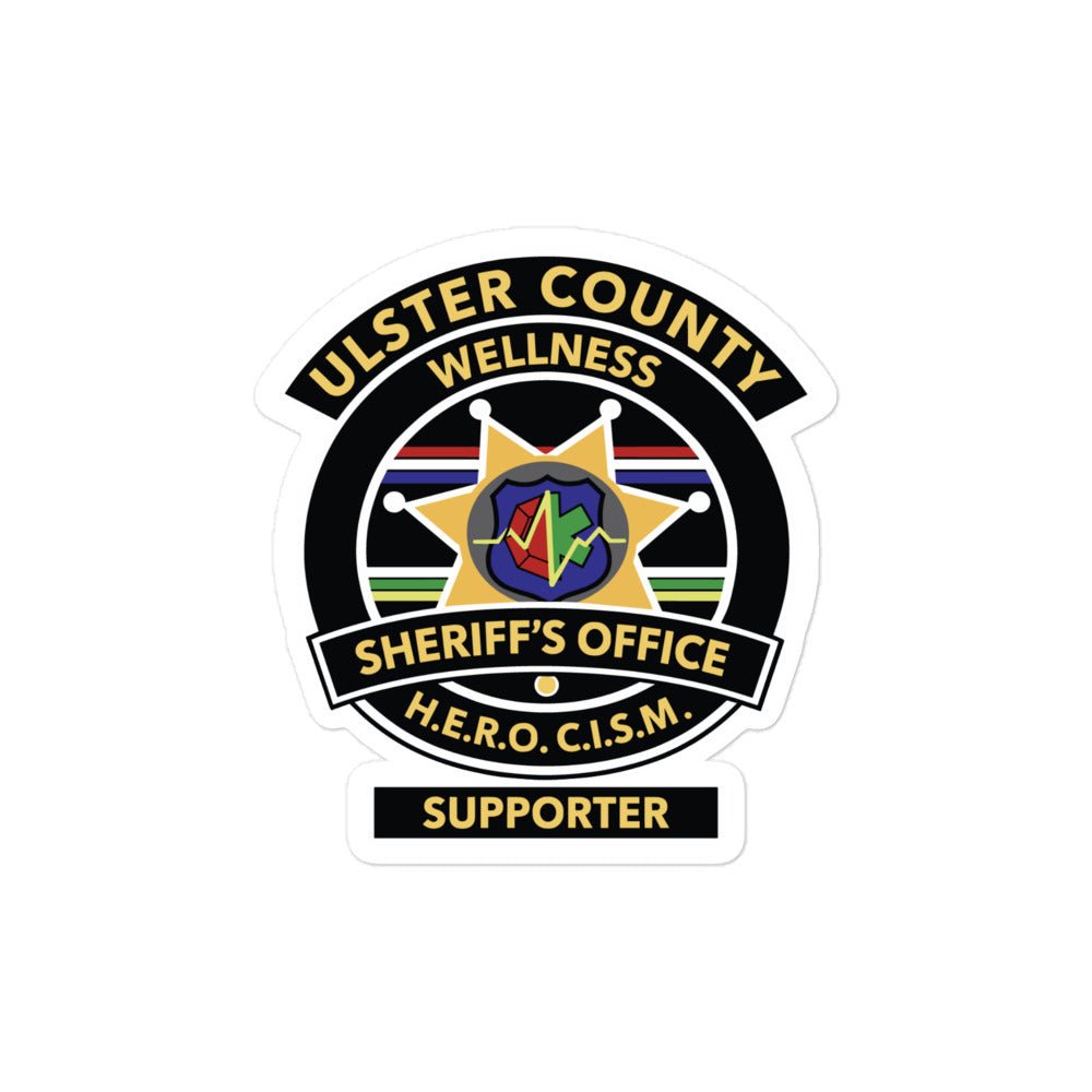 Stickers | Ulster County Sheriff's Office Wellness Division | Badge Logo
