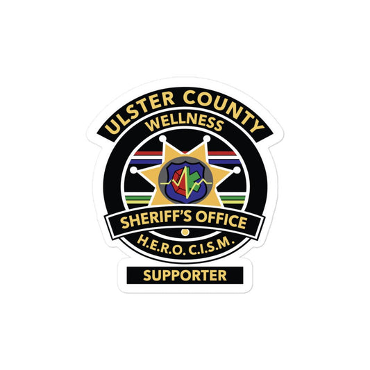 Stickers | Ulster County Sheriff's Office Wellness Division | Badge Logo