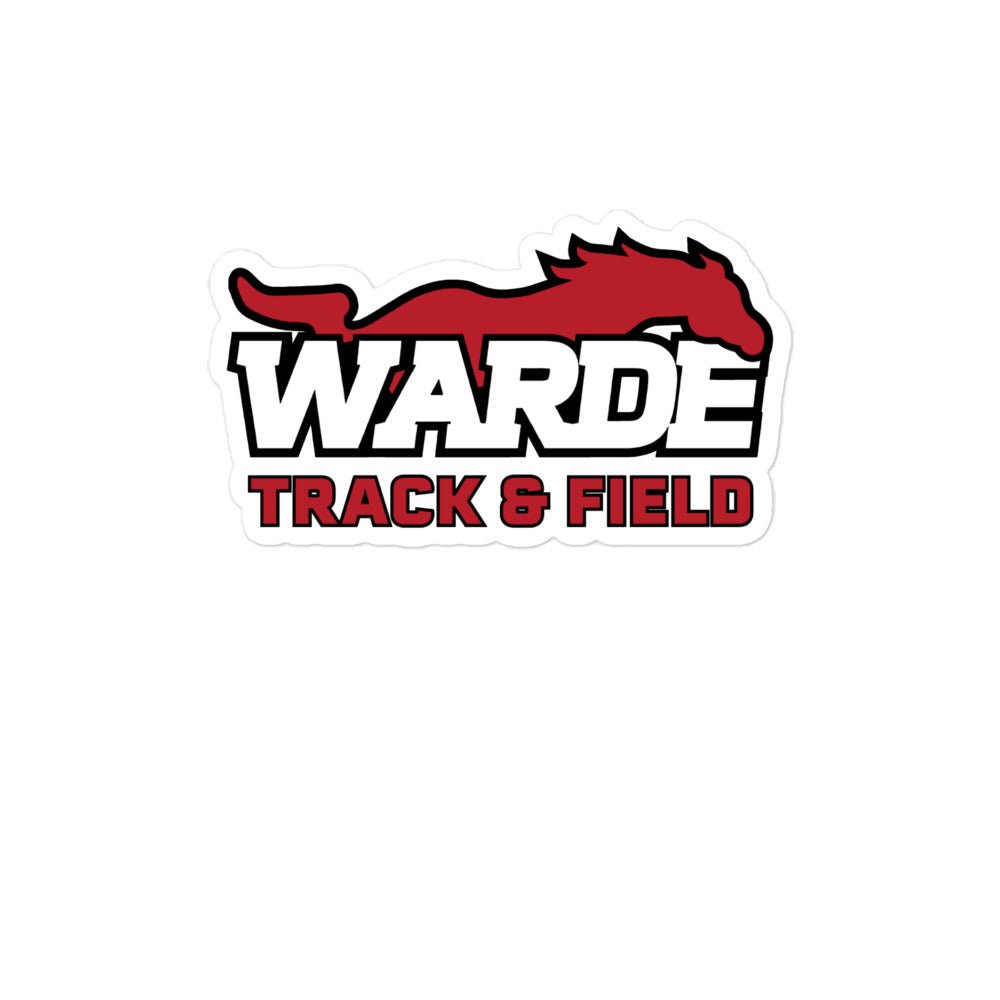 Stickers | Warde Track and Field | Alt Logo