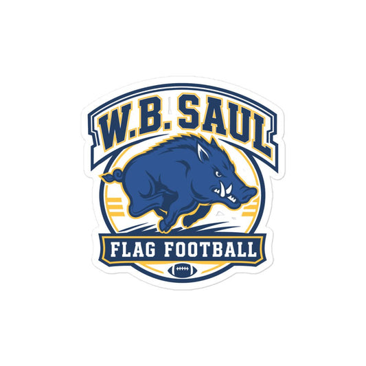 Stickers | W.B.Saul Razorbacks | Emblem Logo