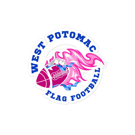 Stickers | West Potomac Flag Football | Crest Logo