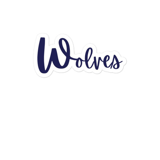 Stickers | White Mountain School | Script Logo