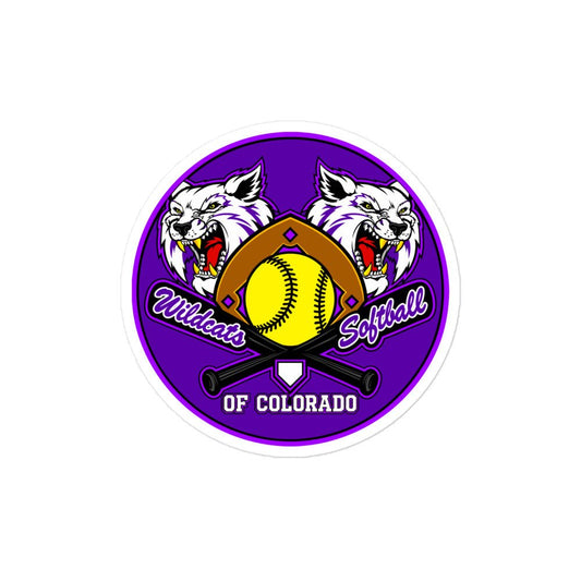Stickers | Wildcats Softball | Badge Logo