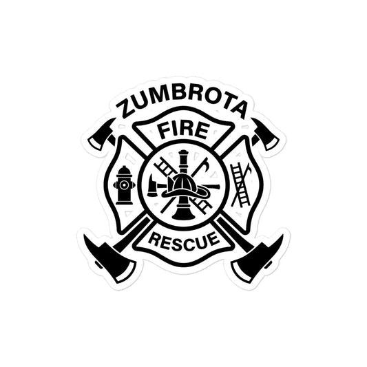 Stickers | Zumbrota Fire Department | Badge Logo
