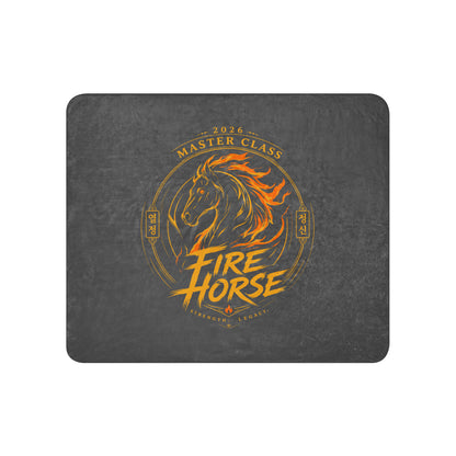 Sherpa Blanket | Fire Horse Masters | Crest Logo