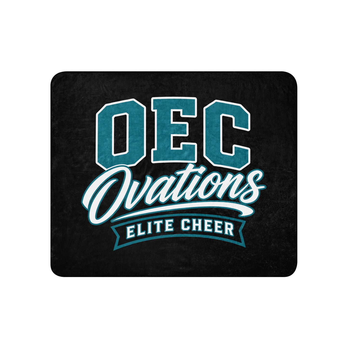 Sherpa Blanket | Ovations Elite Cheer | Emblem Logo