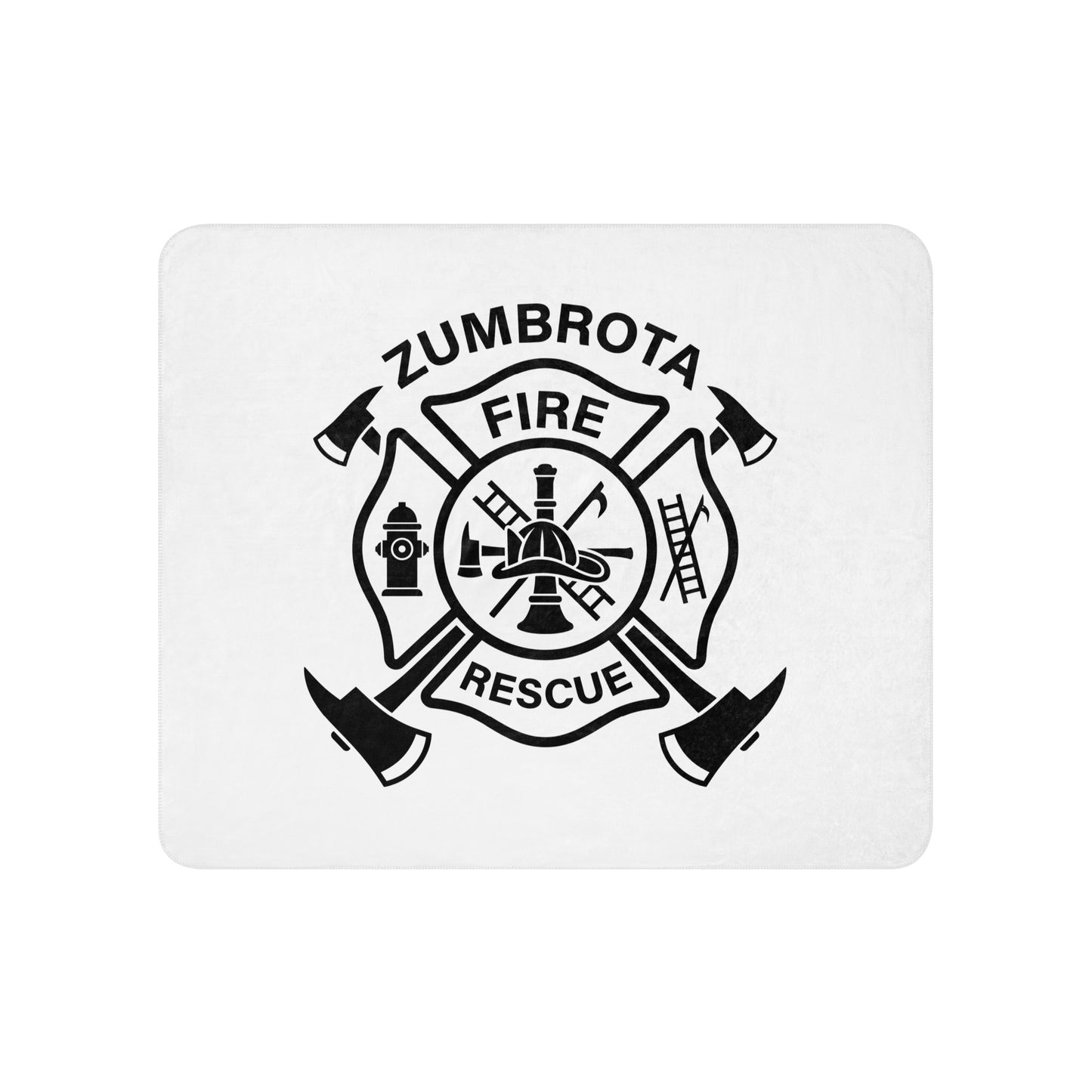 Sherpa Blanket | Zumbrota Fire Department | Badge Logo